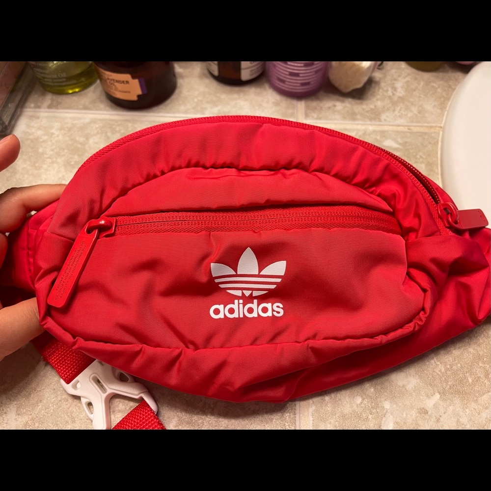 Adidas Original waist bag in red